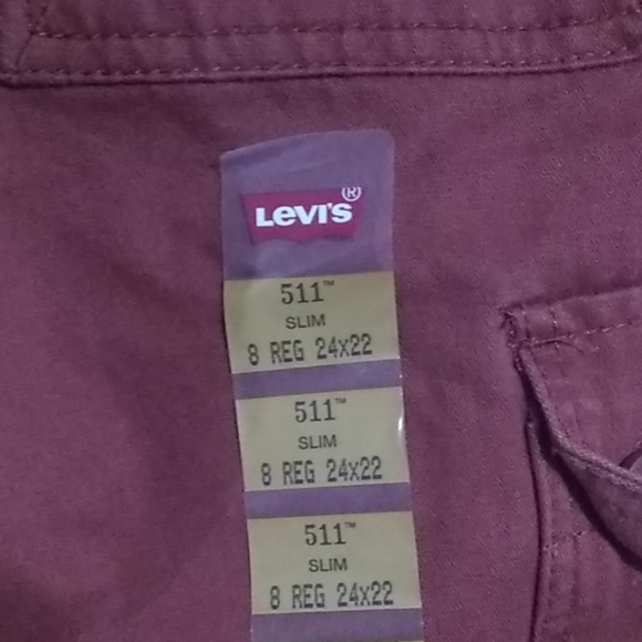 Levi's 511 Slim Cargo Pant Size 8R 24x22 NWT - Picture 4 of 5